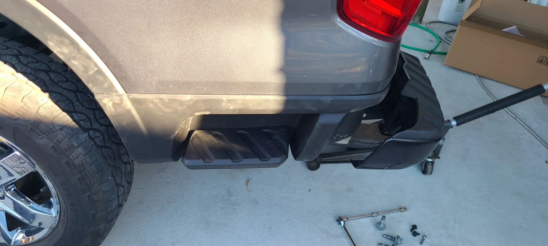 Ford Ranger Installing bed side steps on Ranger XL / XLT - DIY instructions 20260206_161550