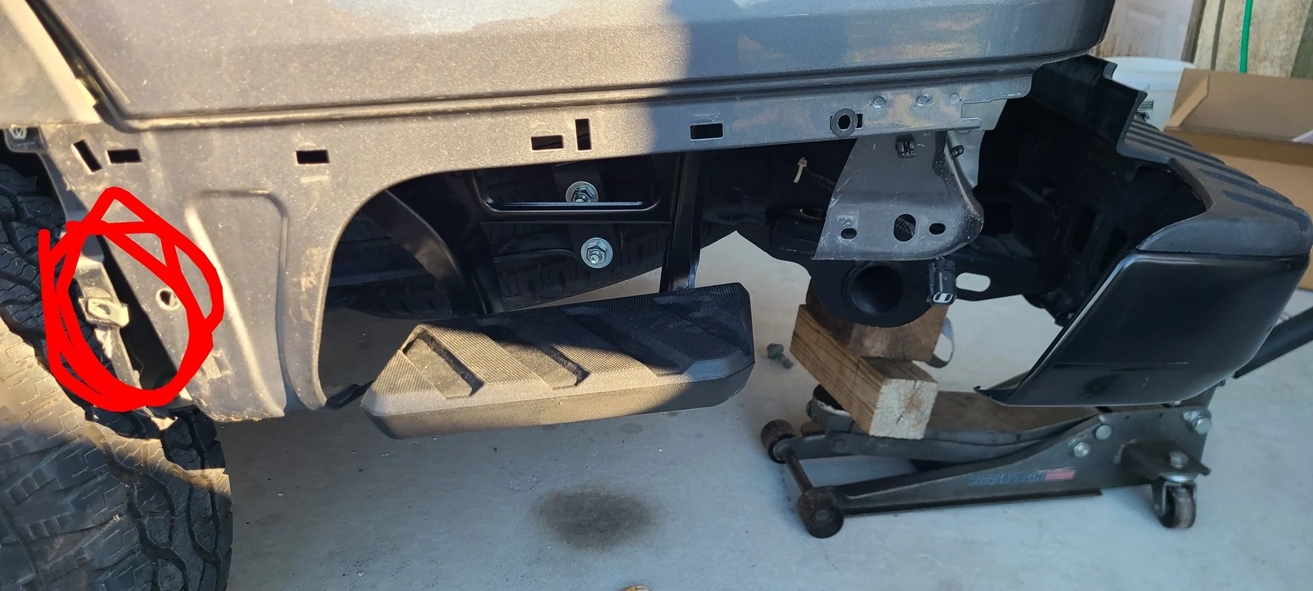 Ford Ranger Installing bed side steps on Ranger XL / XLT - DIY instructions 20260206_161330~2