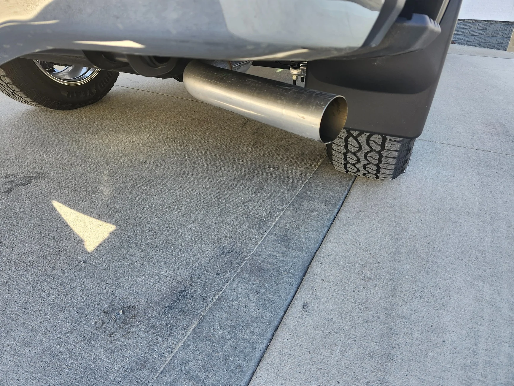 Ford Ranger Chrome Exhaust Tip Installed (on 2.7) 20260211_133503