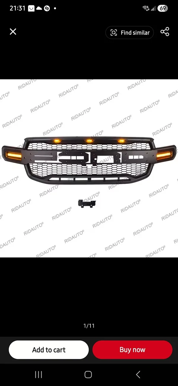 Ford Ranger Custom grill light bar on 2025 XLT Screenshot_20260212_213134_AliExpress