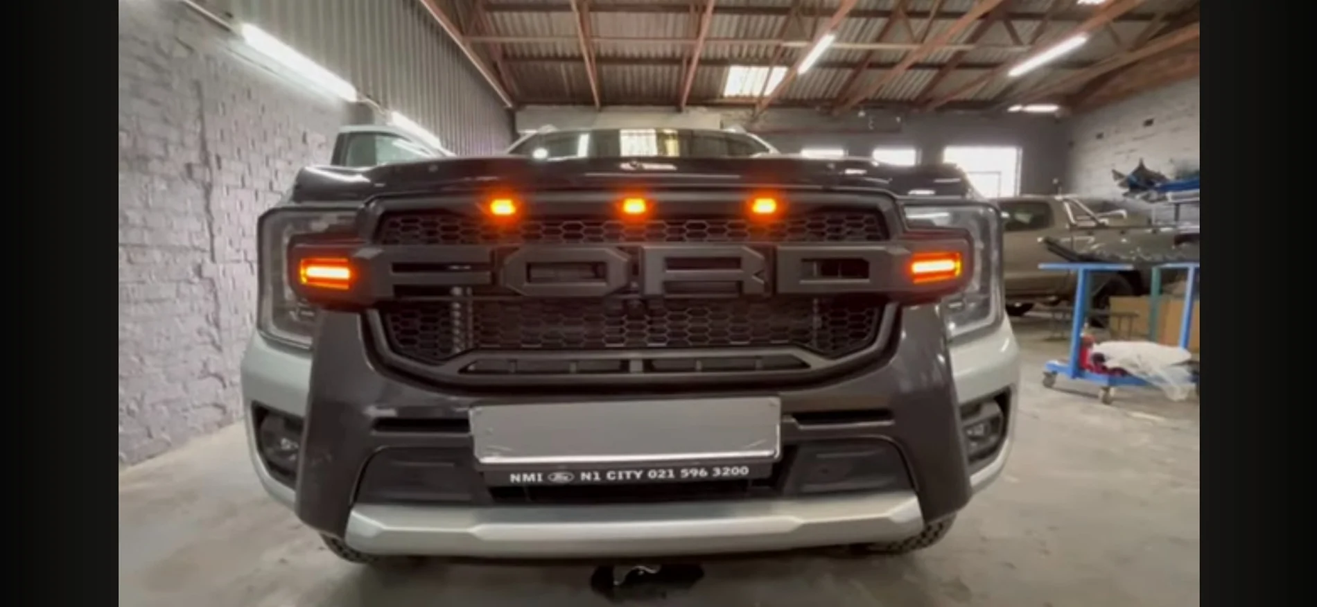 Ford Ranger Custom grill light bar on 2025 XLT Screenshot_20260212_213325_Samsung Internet