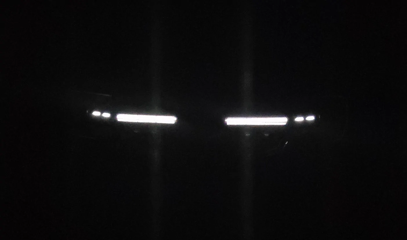 Ford Ranger Custom grill light bar on 2025 XLT Night1