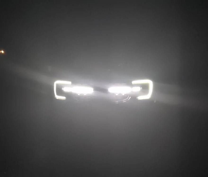 Ford Ranger Custom grill light bar on 2025 XLT Night2