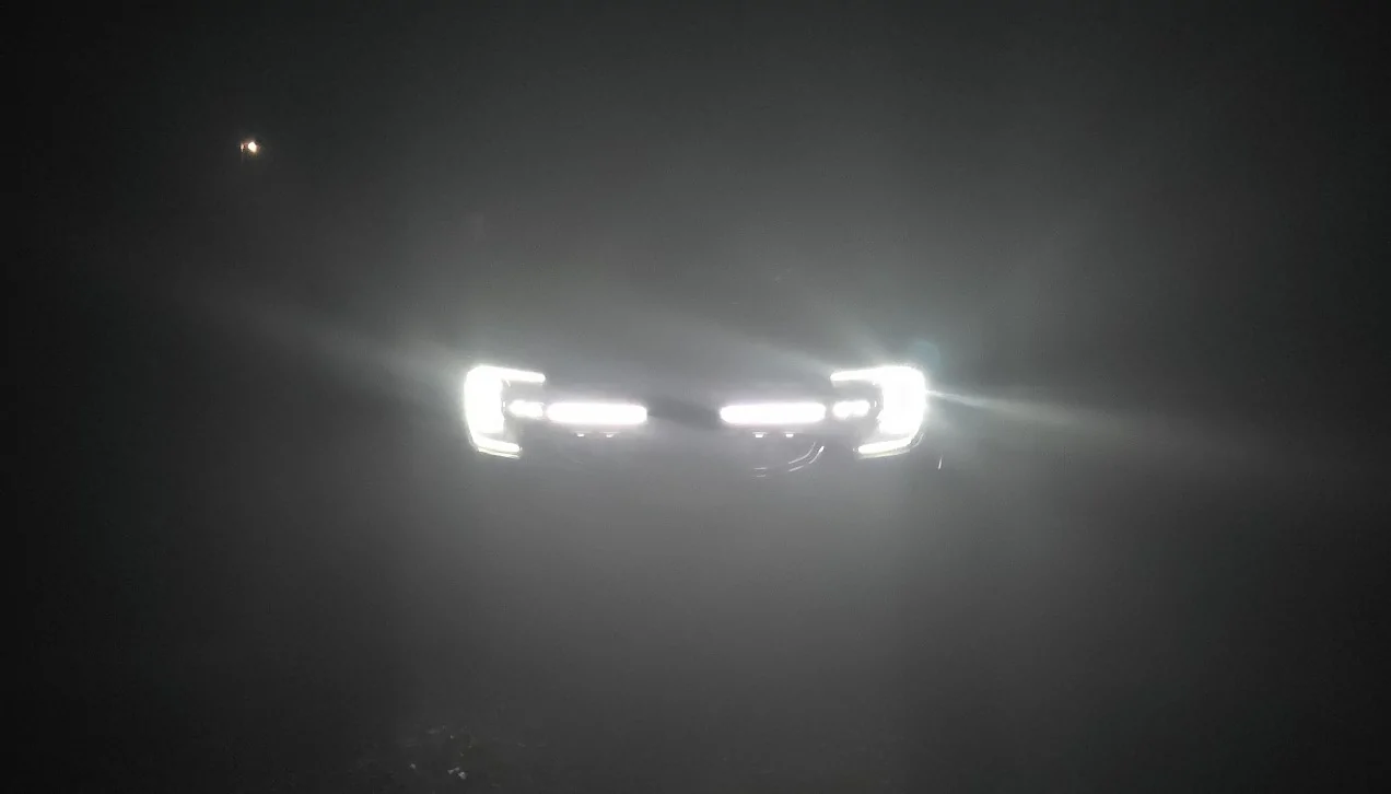 Ford Ranger Custom grill light bar on 2025 XLT Night3