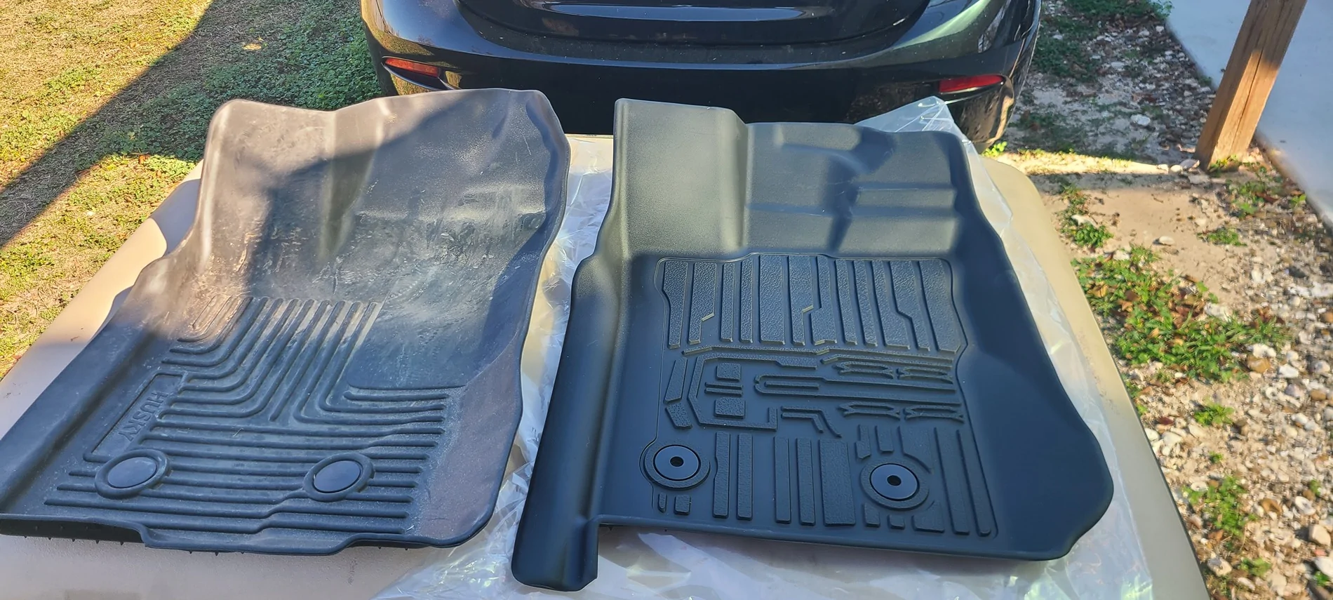 Ford Ranger TripleALiners vs. Husky front & rear floor mats comparison review 20260216_104337