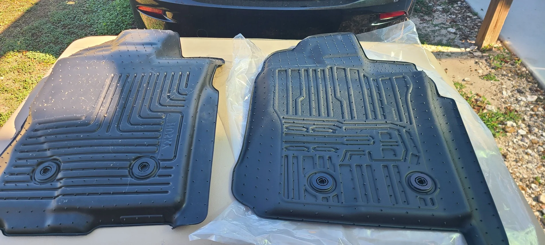 Ford Ranger TripleALiners vs. Husky front & rear floor mats comparison review 20260216_104352