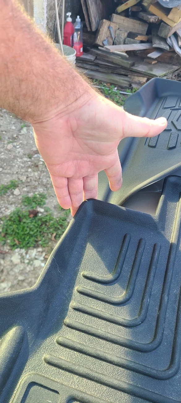Ford Ranger TripleALiners vs. Husky front & rear floor mats comparison review 20260216_105330