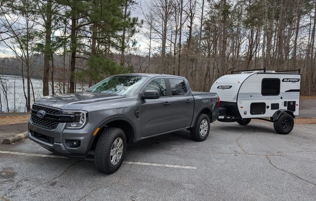 Ford Ranger Bought a teardrop trailer camping3