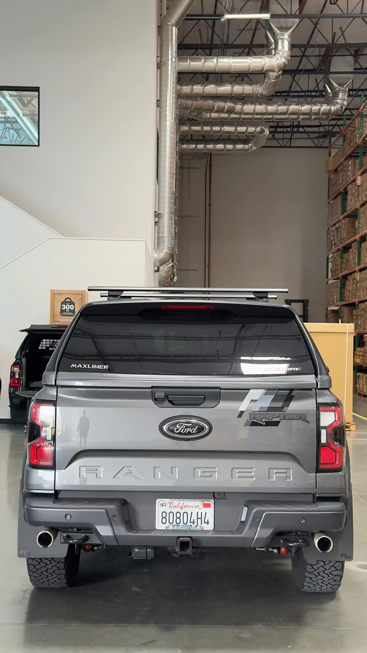 Ford Ranger Maxliner Venture Canopy Installed on 2025 Ranger Raptor IMG_3193