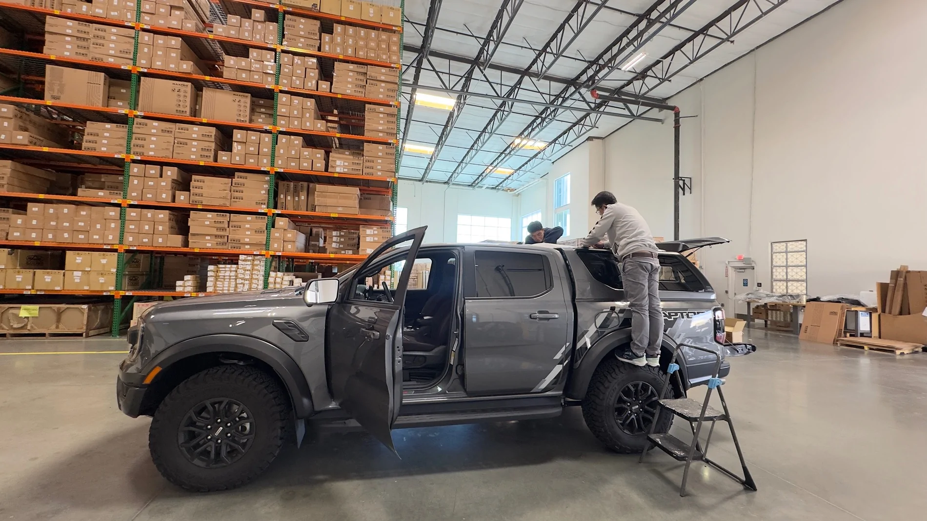 Ford Ranger Maxliner Venture Canopy Installed on 2025 Ranger Raptor IMG_3187