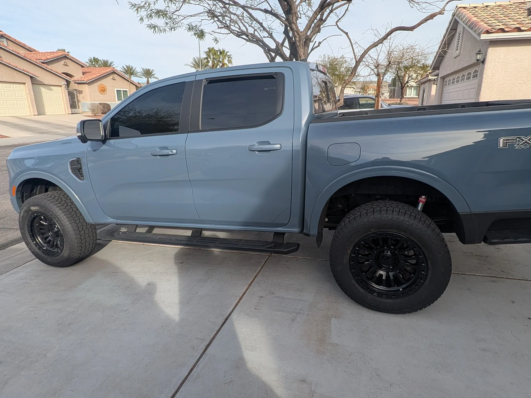 Ford Ranger Bigger tires 2 inch leveling kit PXL_20260224_231129043