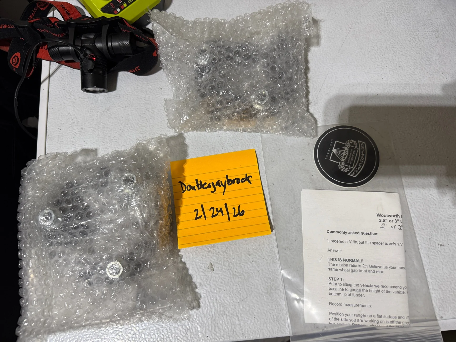 Ford Ranger 2.5” level kit ($100 shipped) IMG_3768