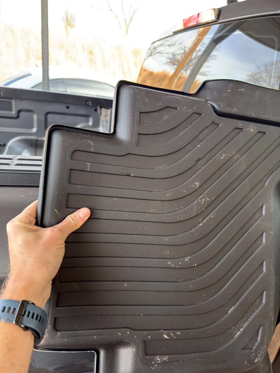 Ford Ranger TripleALiners vs. Husky front & rear floor mats comparison review IMG_3664