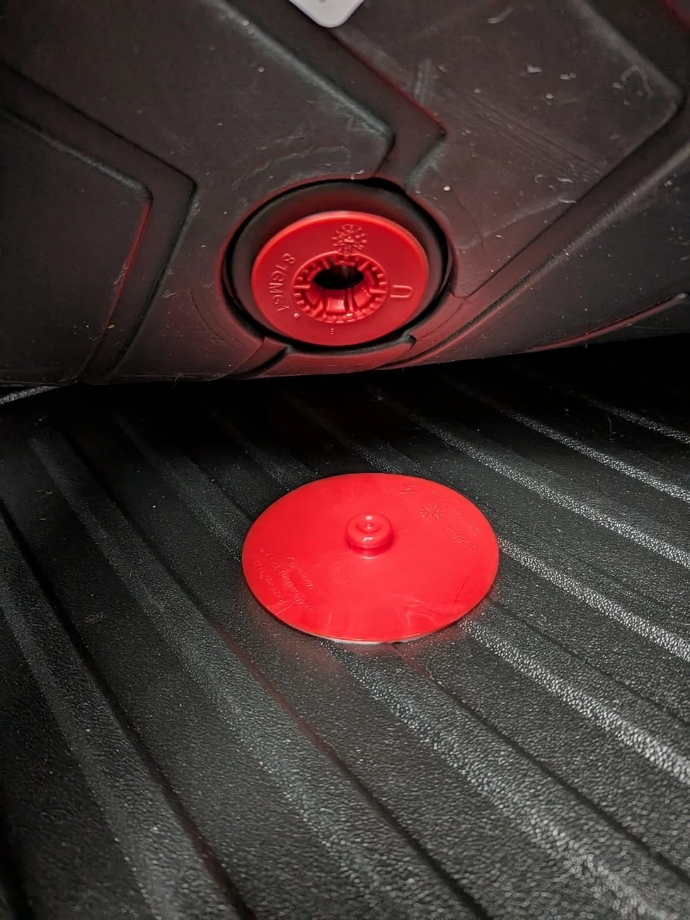 Ford Ranger Weathertech Floor Mats installed in  XL with vinyl floor PXL_20260226_184106062