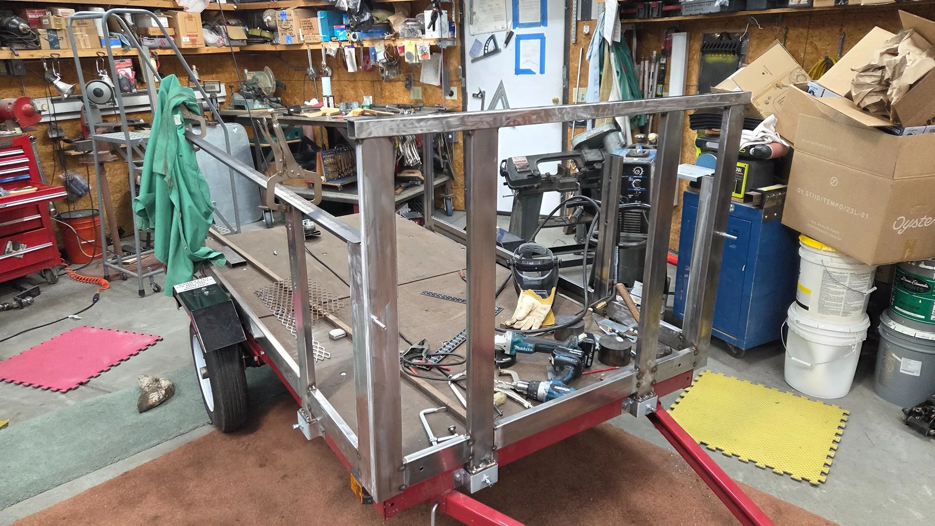 Ford Ranger Adjustable Steel Hitch Extension Rack... We don't need no stinking trailer! Lol 20260125_152709