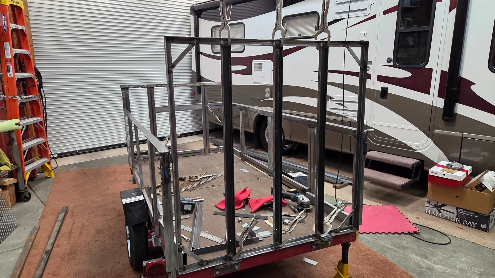 Ford Ranger Adjustable Steel Hitch Extension Rack... We don't need no stinking trailer! Lol 20260130_115013