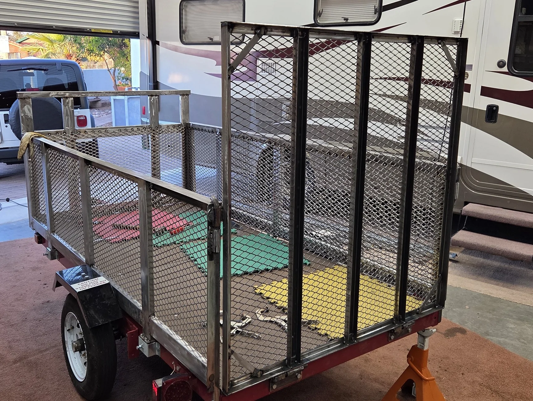 Ford Ranger Adjustable Steel Hitch Extension Rack... We don't need no stinking trailer! Lol 20260131_173707