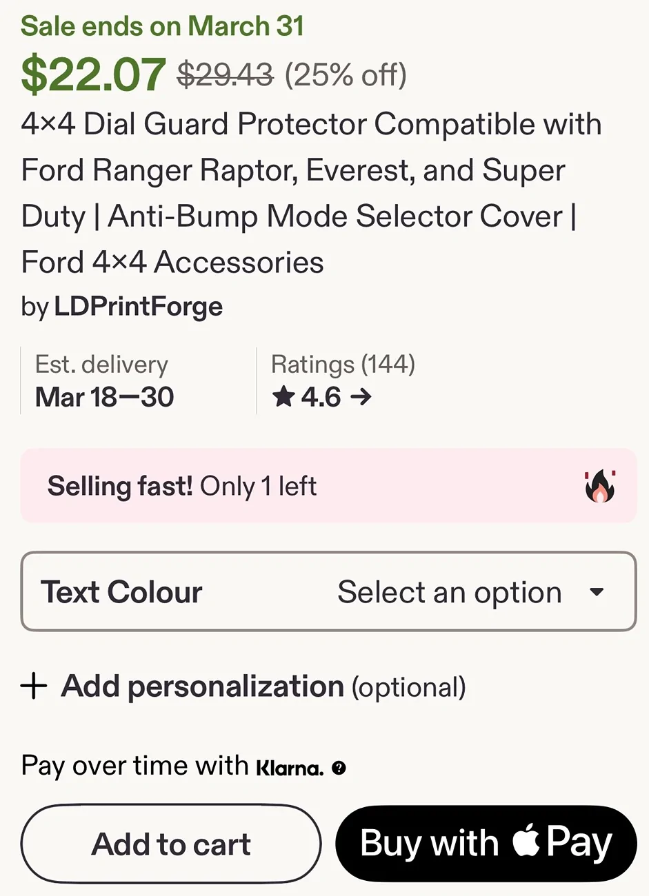 Ford Ranger Drive selection knob cover (so the dog dosen't put it in 4wd) IMG_3540