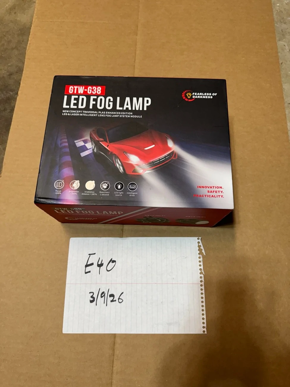 Ford Ranger Signature Lux Yellow LED Fog lights (New in Box) + Raptor Lights LS Fog