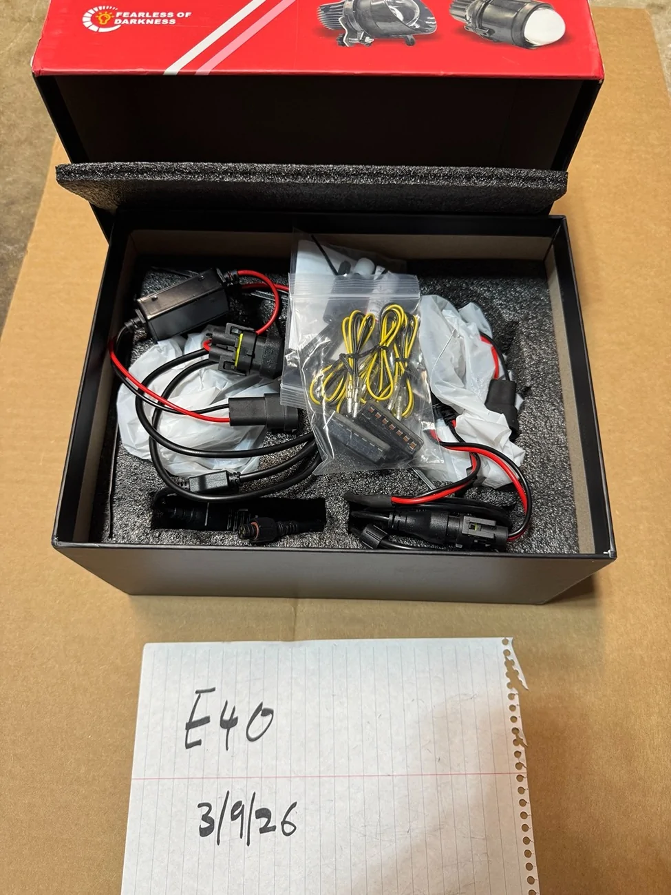 Ford Ranger Signature Lux Yellow LED Fog lights (New in Box) + Raptor Lights LS Fog1