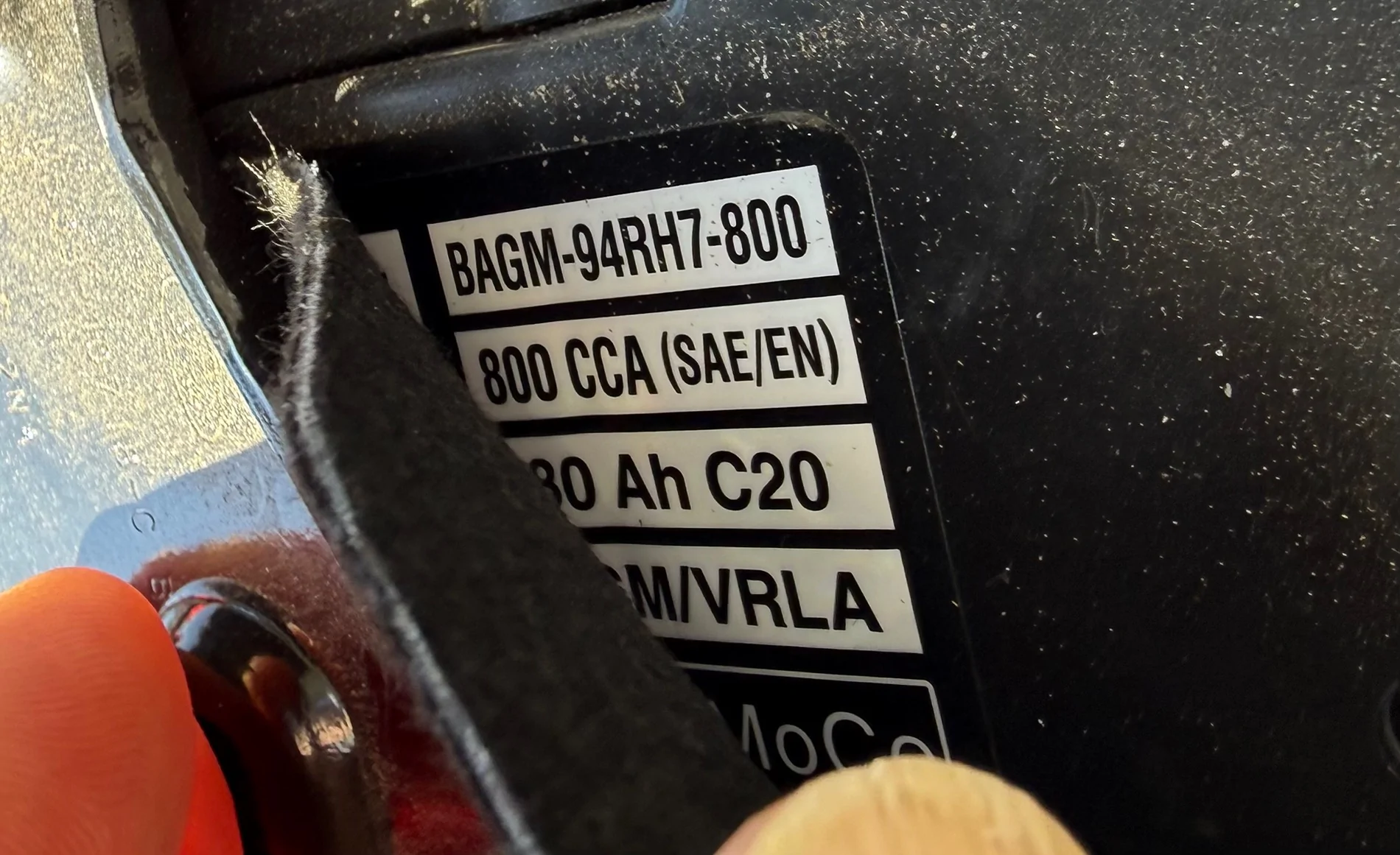 Ford Ranger H7 94R AGM Battery Conversion IMG_2048