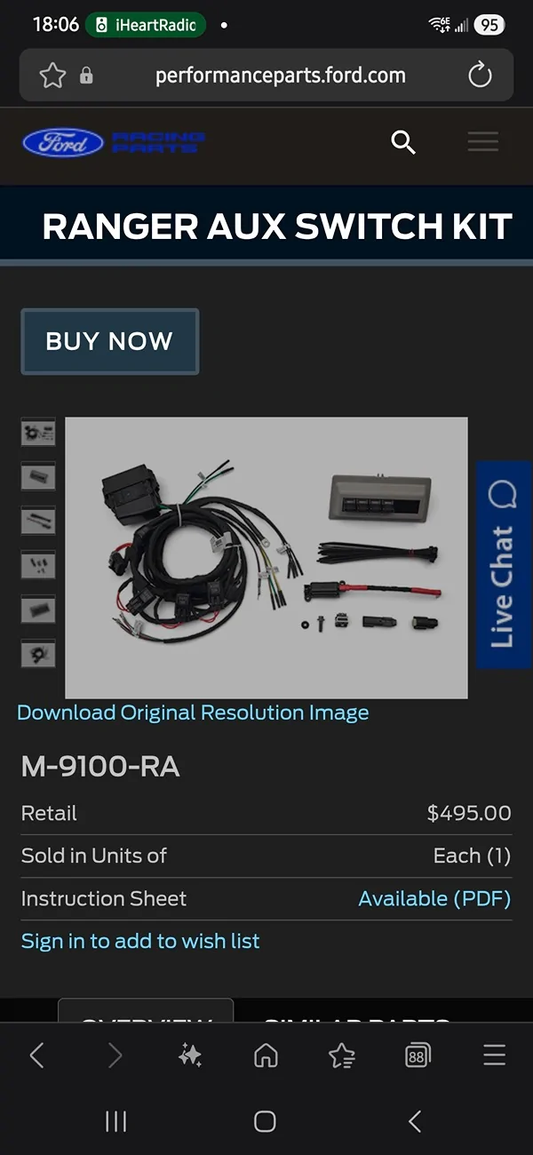 Ford Ranger Lariot projector headlight Screenshot_20260309_180638_Samsung Internet