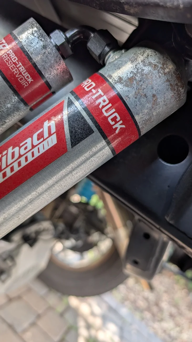 Ford Ranger Eibach Pro Truck 2.0 rear shocks rusting/pitting after a single trip? PXL_20260310_230858544.MP