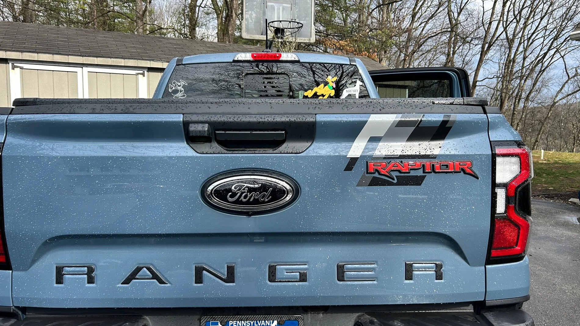 Ford Ranger Installed Tukskinz Raptor emblem and tailgate inserts IMG_5436