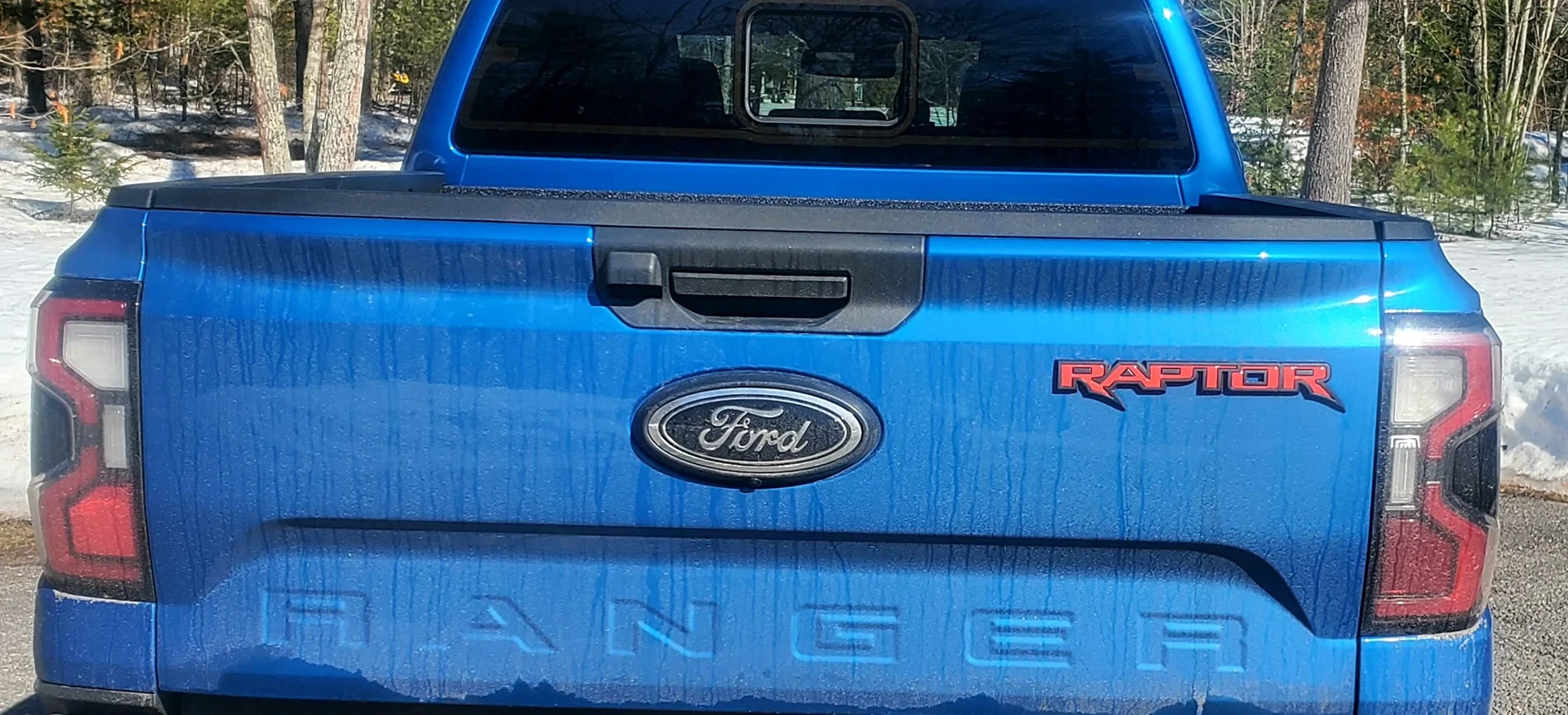 Ford Ranger Installed Tukskinz Raptor emblem and tailgate inserts 20260310_142230_remastered