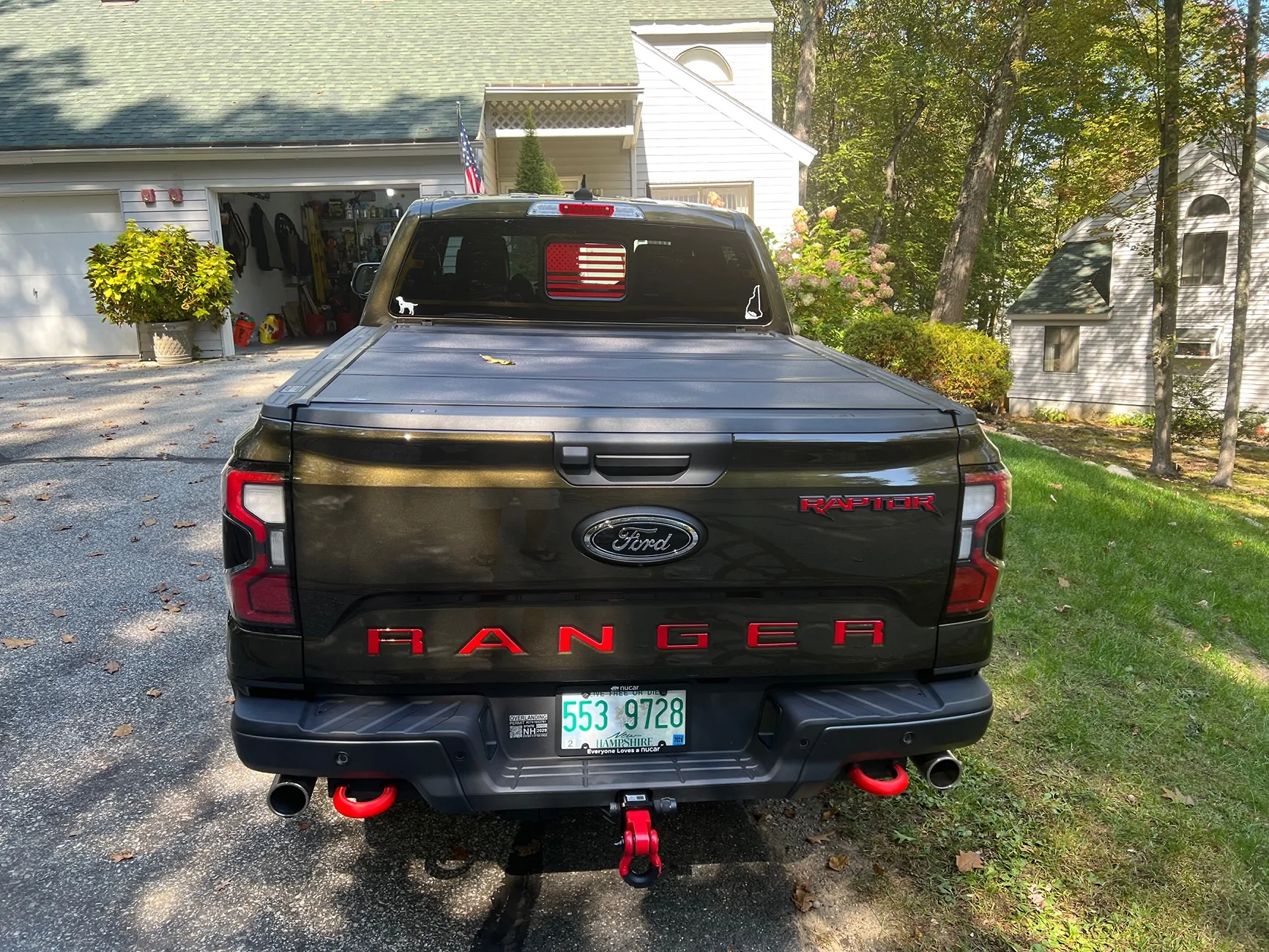 Ford Ranger Installed Tukskinz Raptor emblem and tailgate inserts IMG_1673