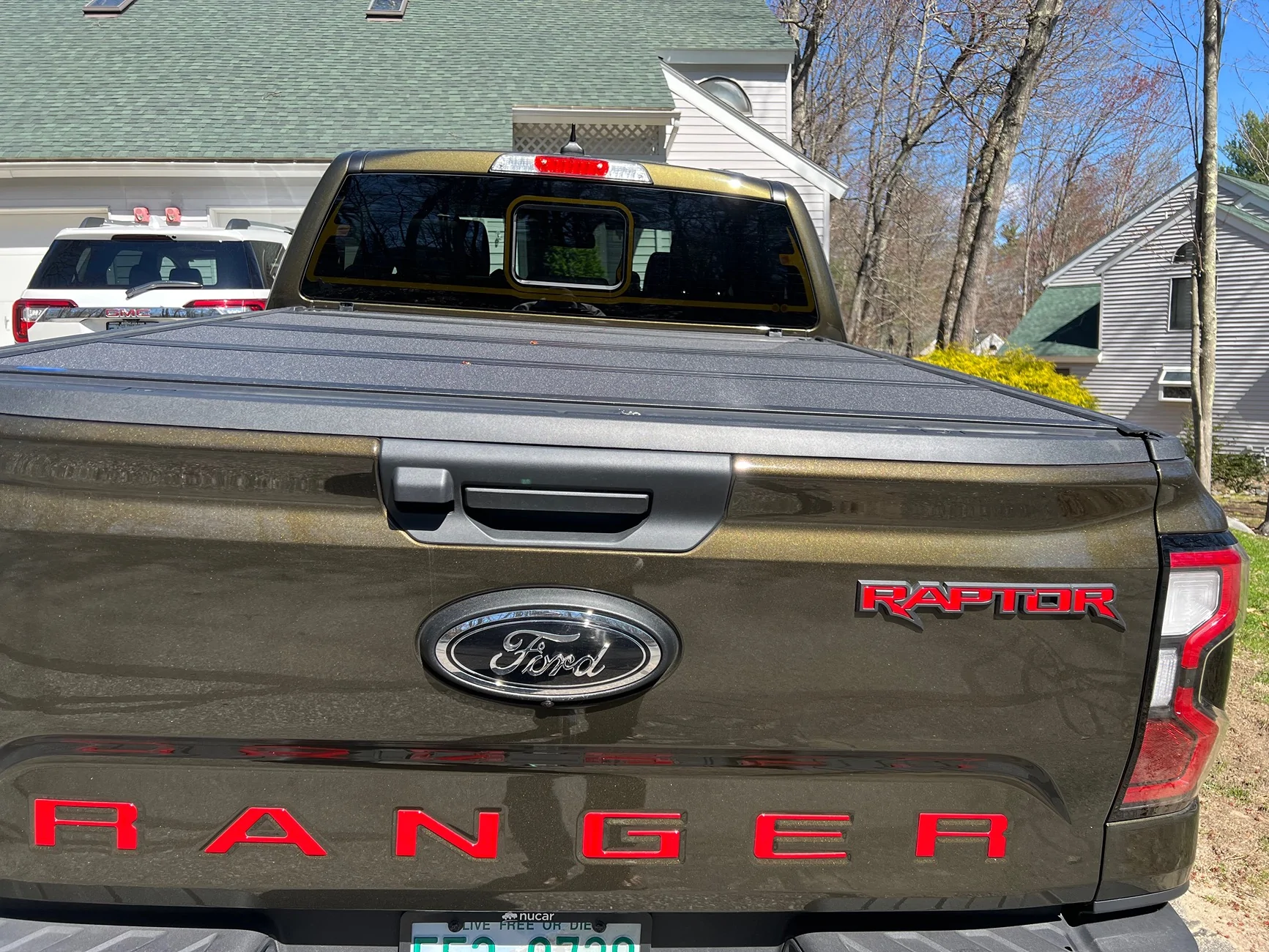 Ford Ranger Installed Tukskinz Raptor emblem and tailgate inserts IMG_0961