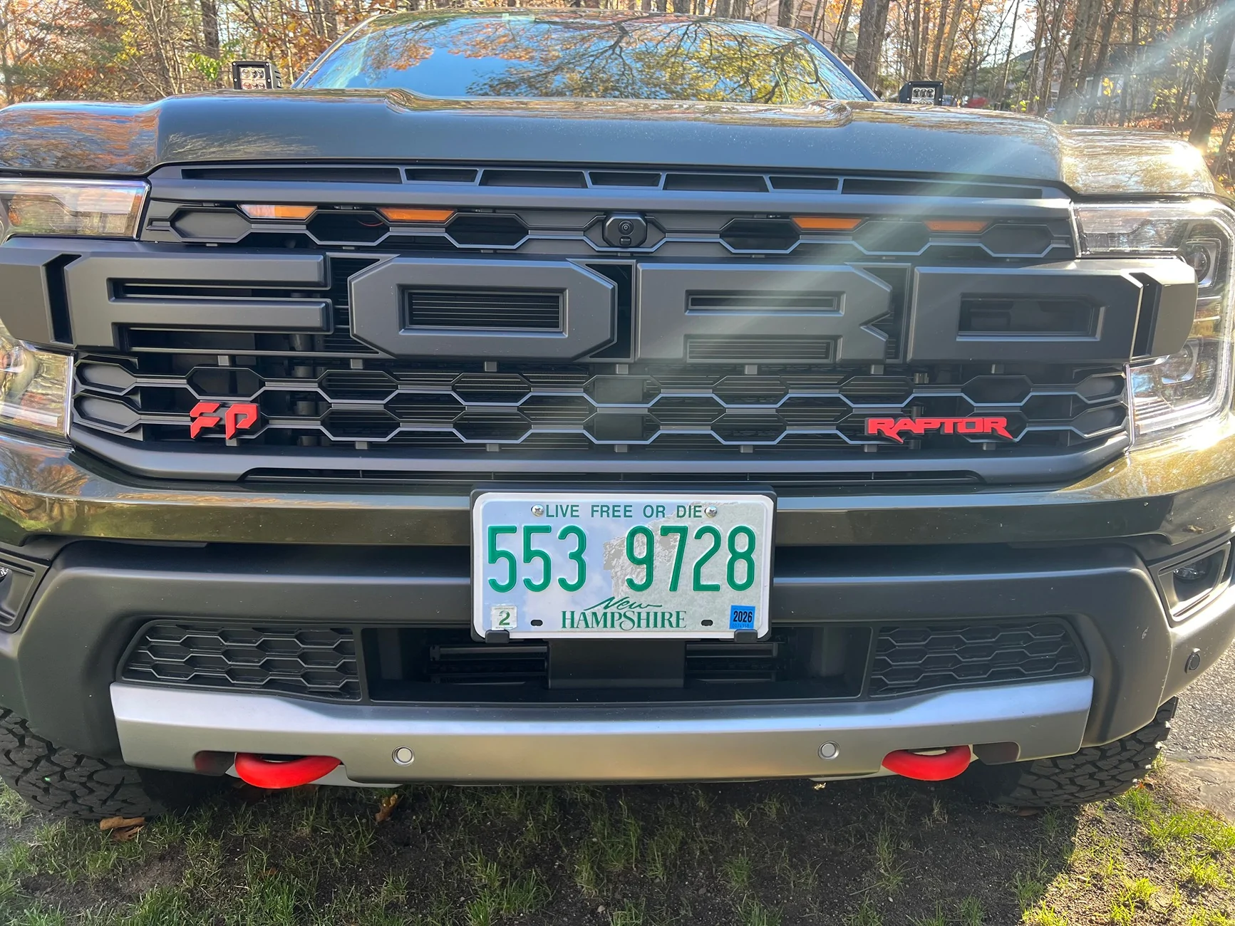 Ford Ranger Installed Tukskinz Raptor emblem and tailgate inserts IMG_1932