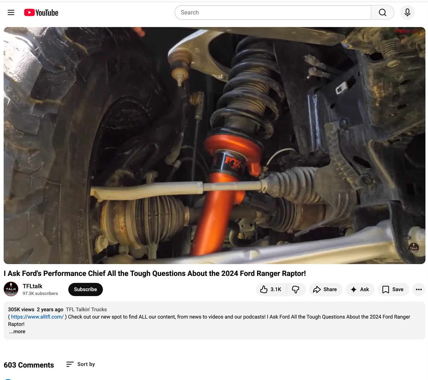 Ford Ranger Front Fox Shocks' springs are off-centered Screen Shot 2026-03-12 at 10.53.15 AM