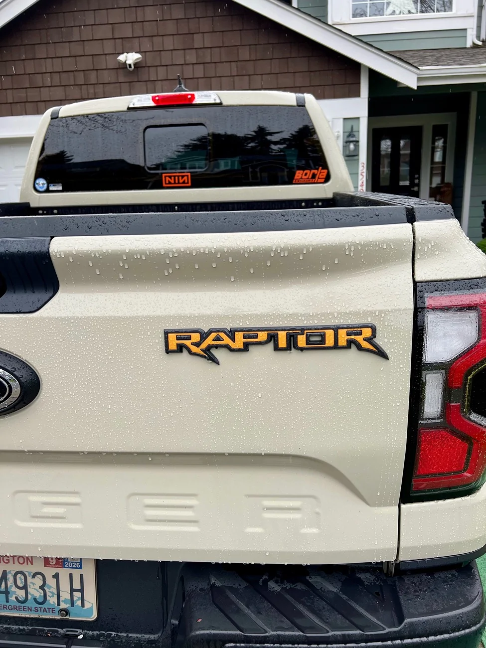Ford Ranger Installed Tukskinz Raptor emblem and tailgate inserts IMG_2495