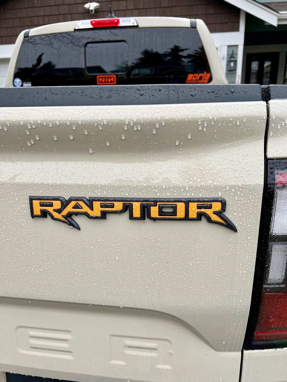 Ford Ranger Installed Tukskinz Raptor emblem and tailgate inserts IMG_2494