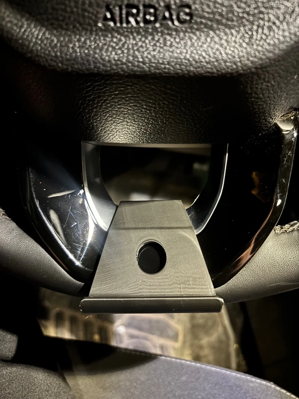 Ford Ranger 3D Printed steering wheel phone holder IMG_3634