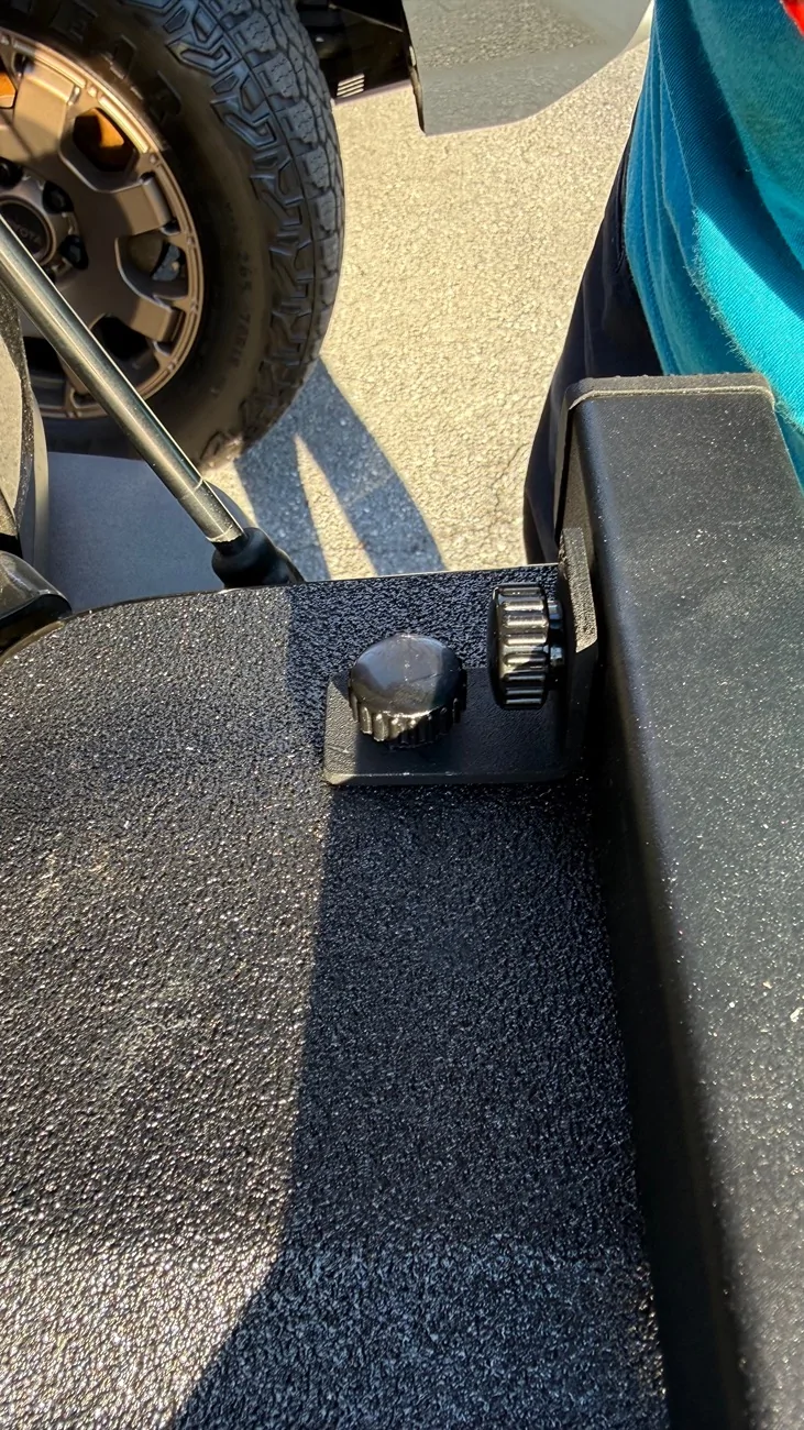 Ford Ranger Tailgate folding step ladder installed 2024 Ranger Raptor IMG_3581