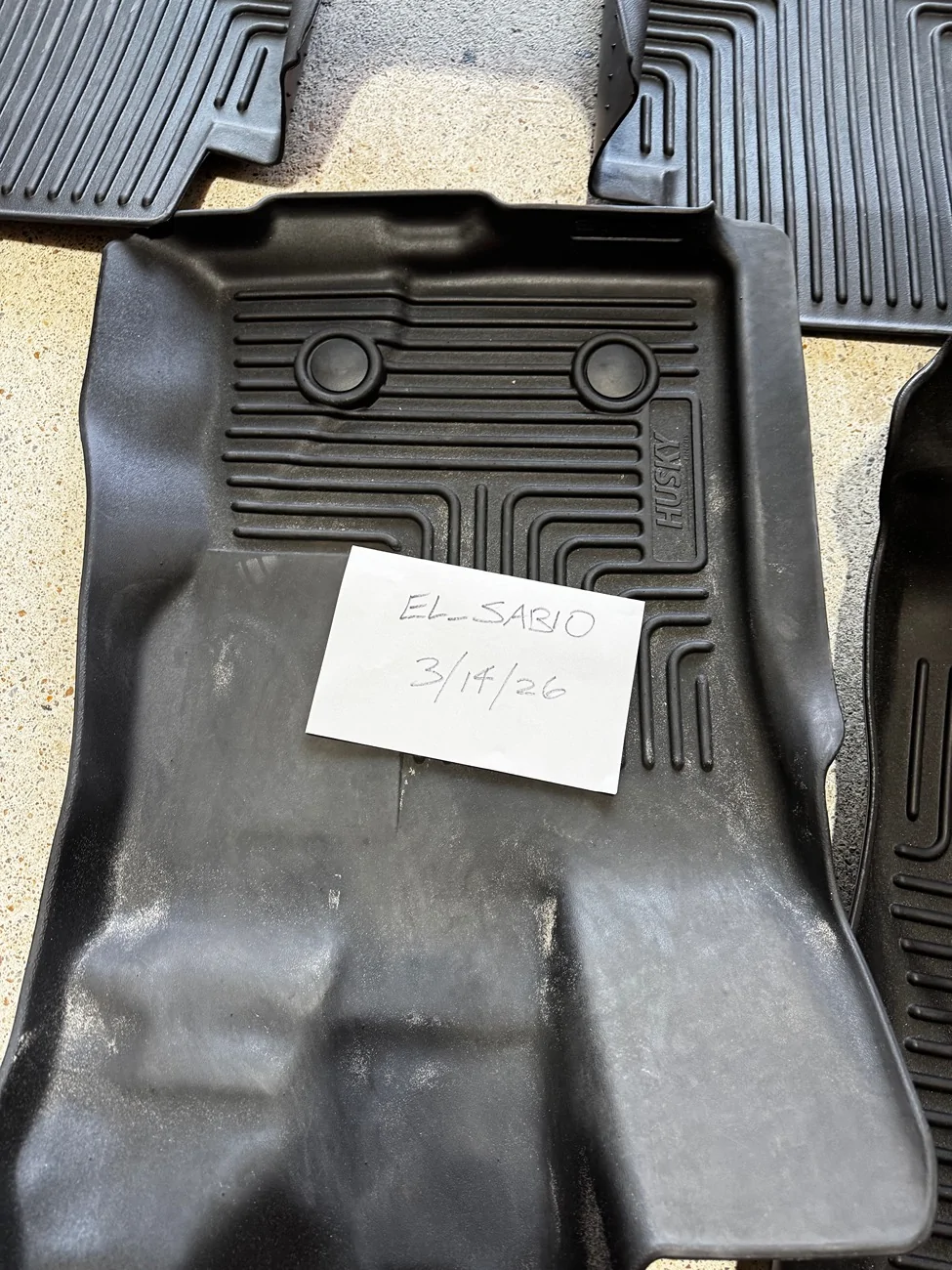 Ford Ranger $50 Husky Floor Liners IMG_2795