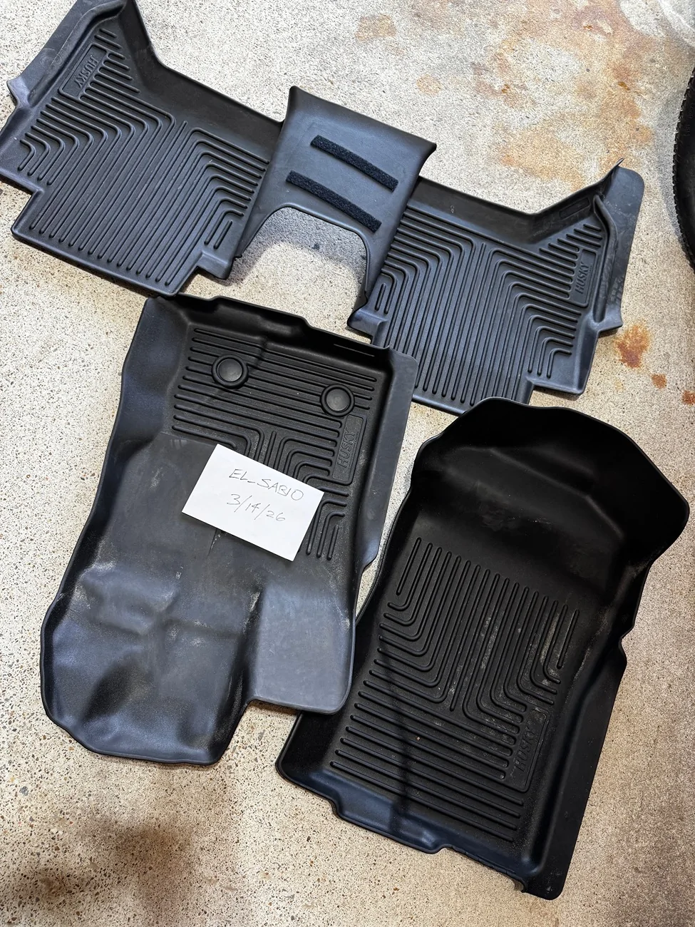 Ford Ranger $50 Husky Floor Liners IMG_2794