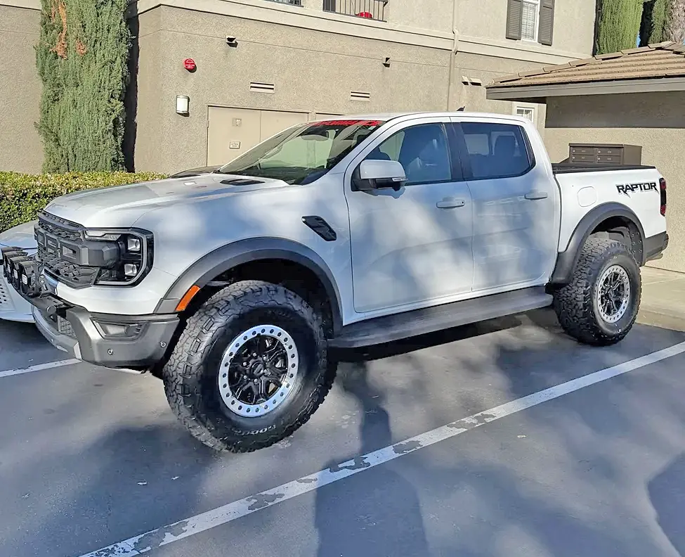 Ford Ranger 2024 Ranger Raptor upgrades: 35" KO2 tires (315/70R17) on RPG Perch Collars (2.25” front, 1.5” rear), Ford ProCal + more 82704-1ced8371c8526f43d91ef1843149b594