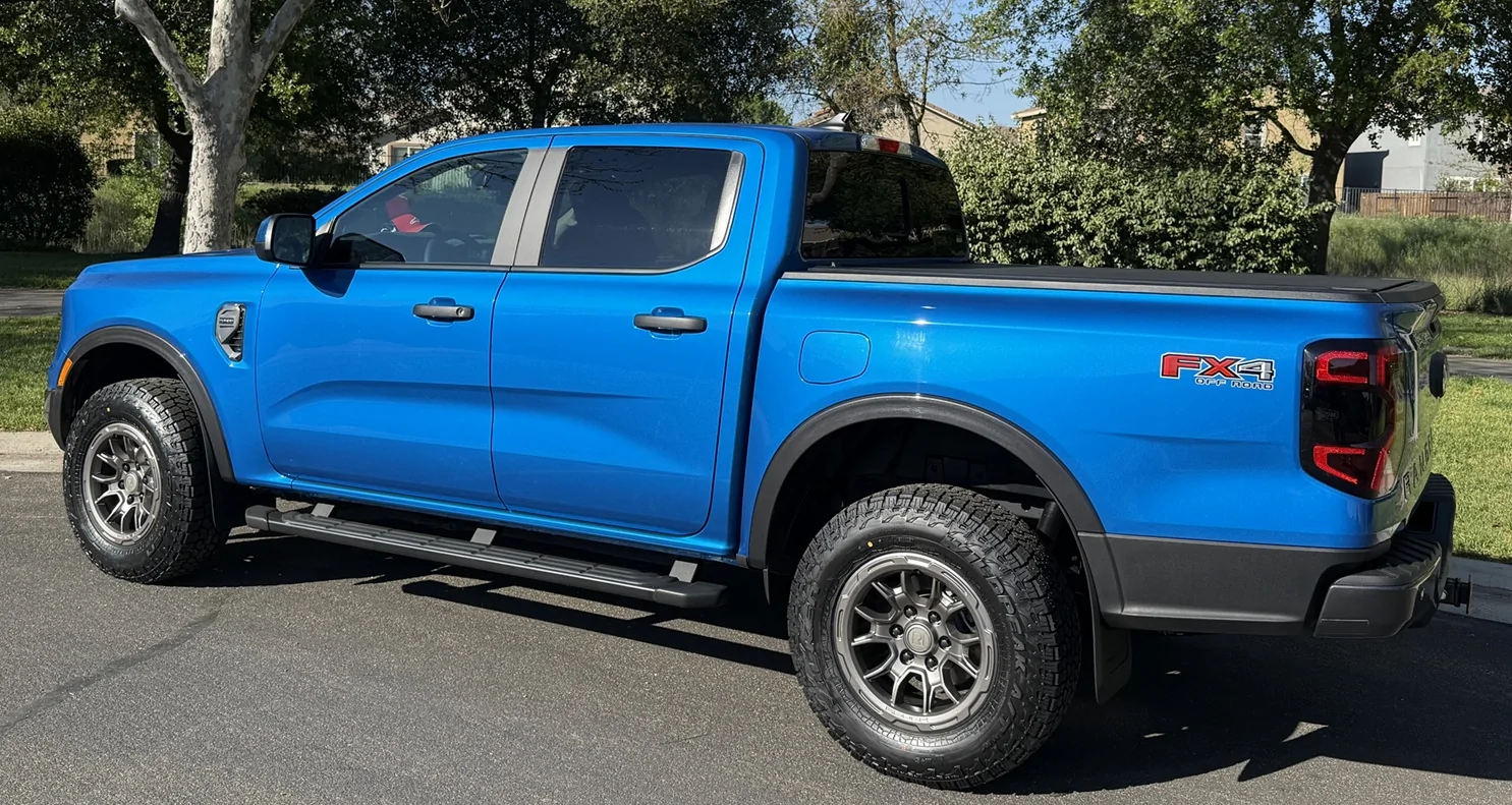 Ford Ranger Roush R Series Wheels and Falken Wildpeak AT4/W Tires installed FX4 Falken