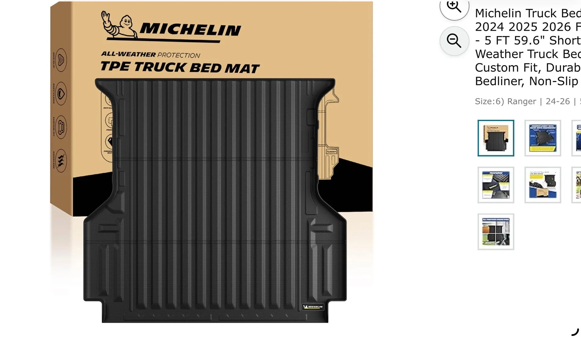 Ford Ranger Michelin Bed Mat now available for Ford Ranger IMG_3652