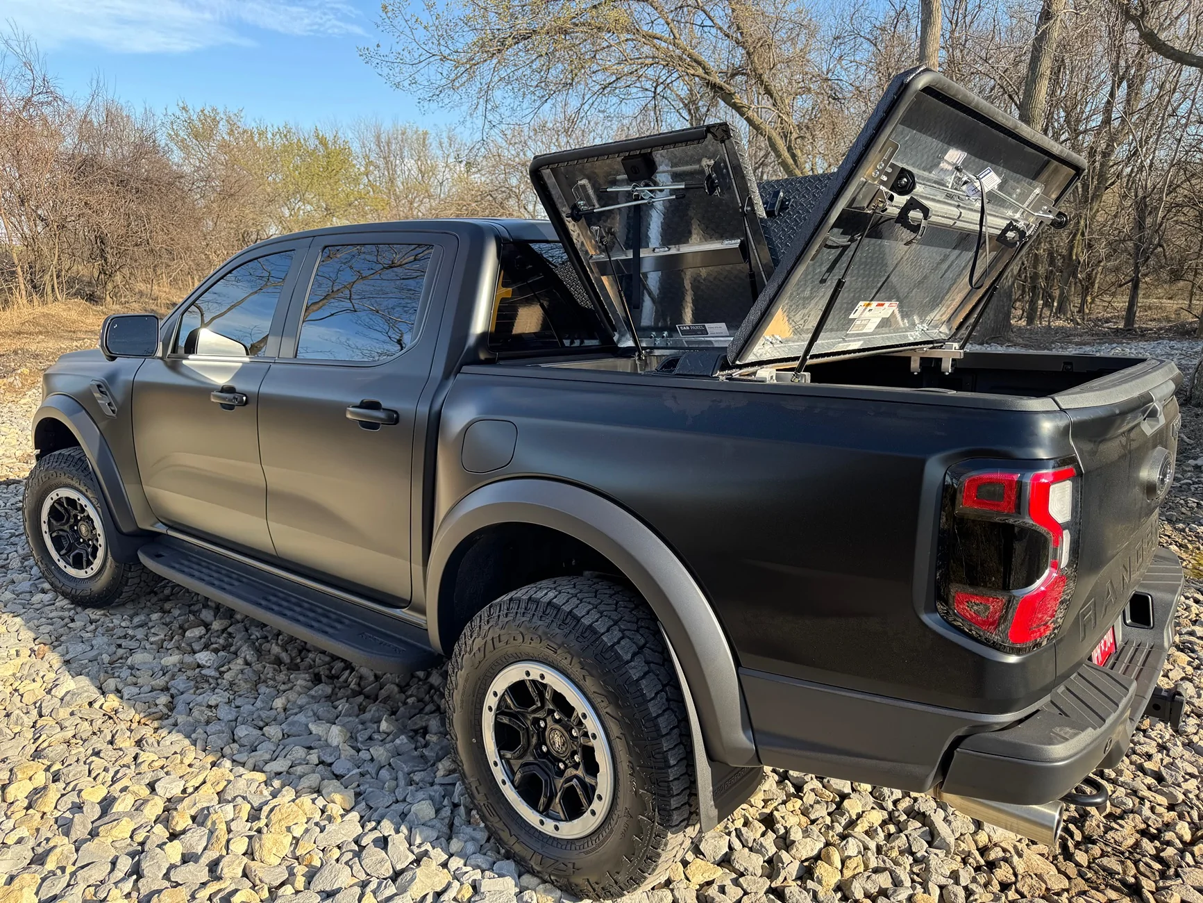 Ford Ranger Starting my dream build of a V8 Godzilla re-powered Stealth Black Ranger Raptor. IMG_5470
