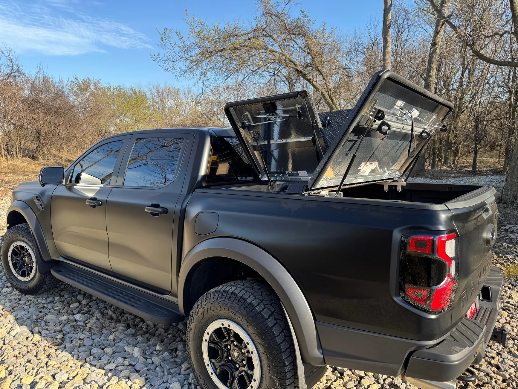Ford Ranger Starting my dream build of a V8 Godzilla re-powered Stealth Black Ranger Raptor. IMG_5469