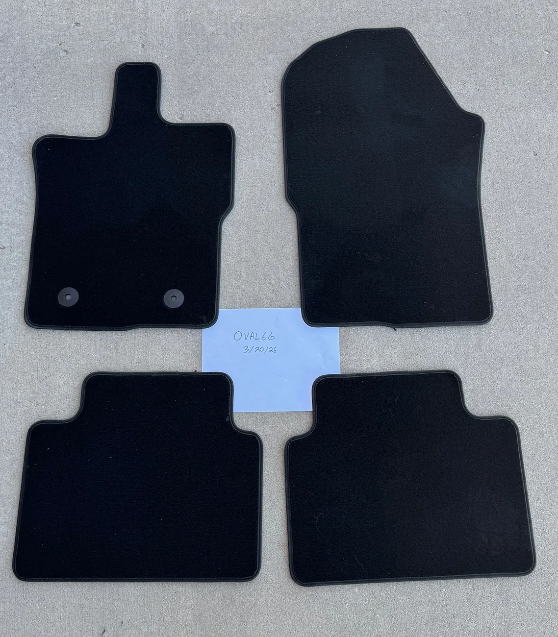 Ford Ranger 6G Ranger Carpet Floormats Mats