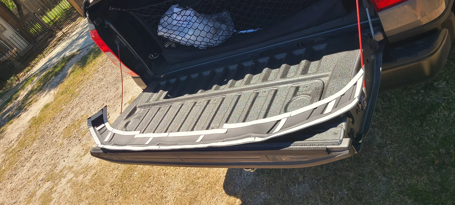 Ford Ranger TripleAliners new hood rock/bug deflector 20260320_125720