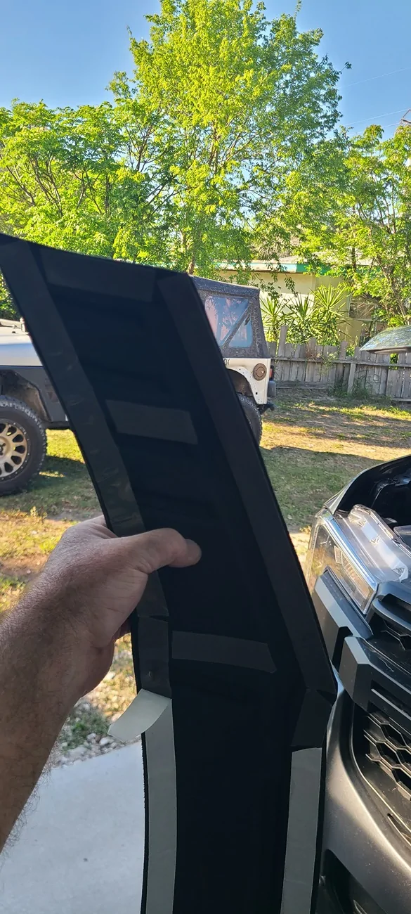 Ford Ranger TripleAliners new hood rock/bug deflector 20260320_174020