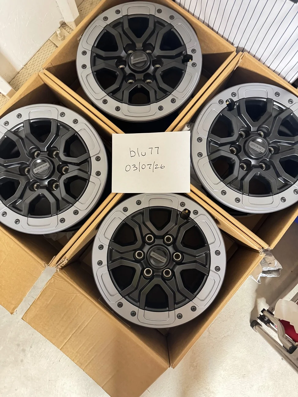 Ford Ranger Ranger Raptor Beadlock Wheel Set - SoCal (price drop) IMG_6226