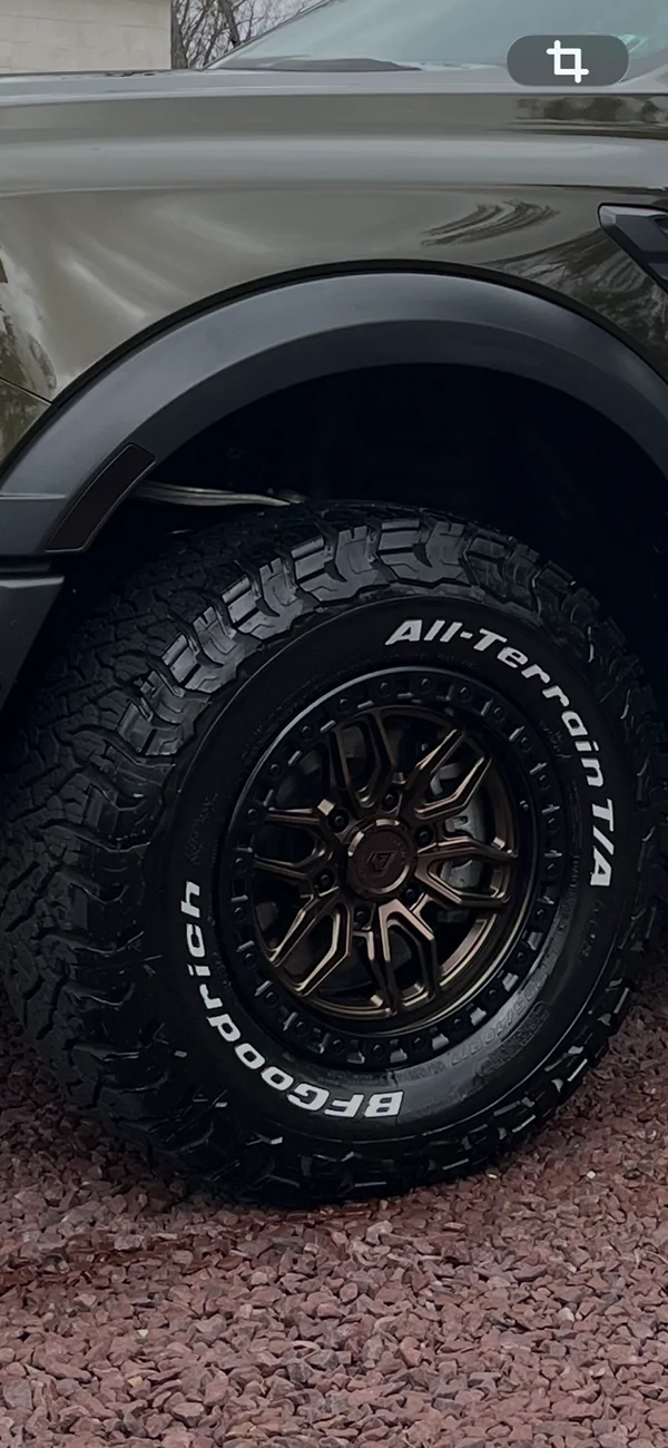 Ford Ranger New Wheel Day - 17x8.5 +25 offset Arena Hustle wheels in bronze IMG_1097