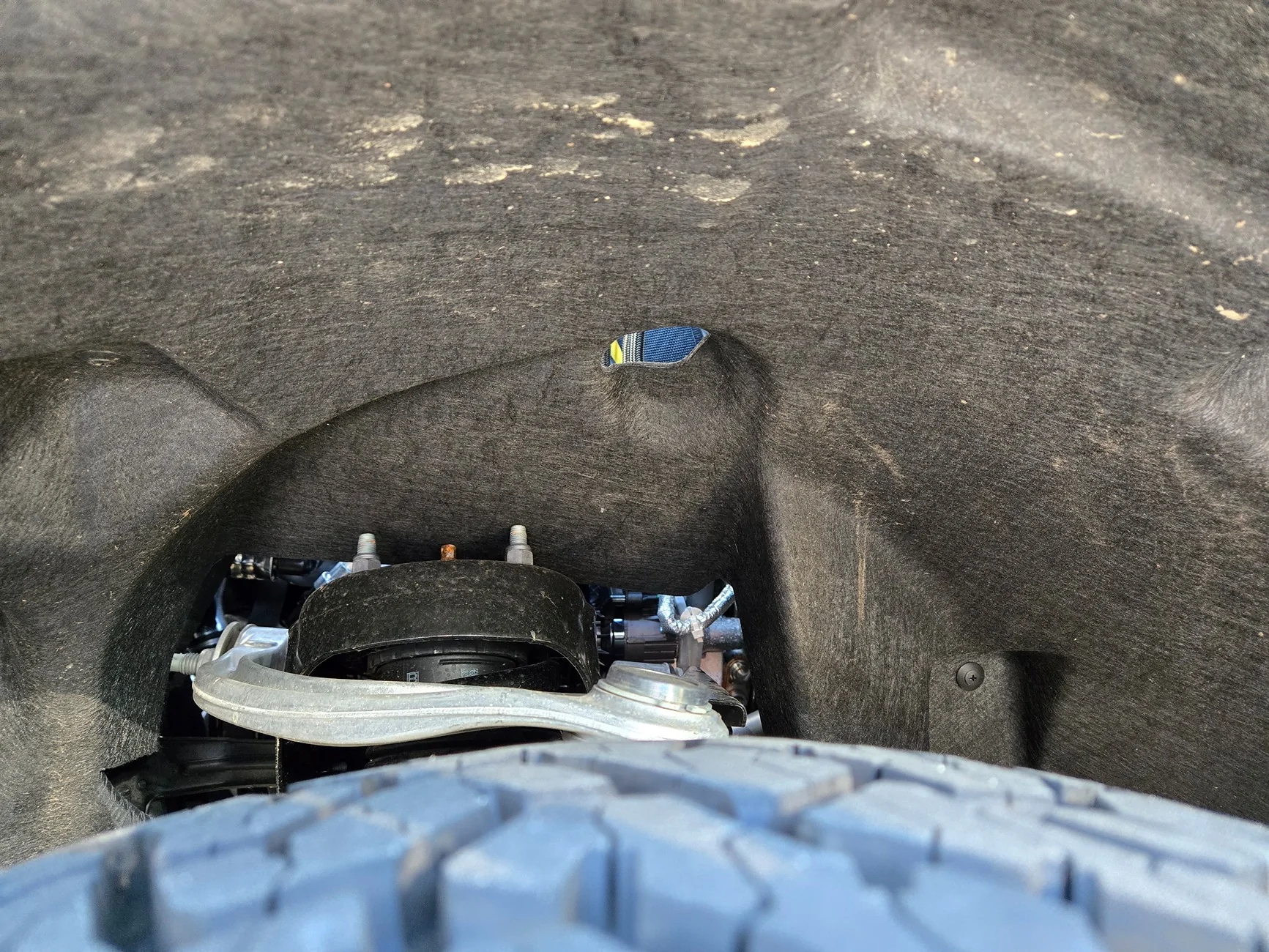 Ford Ranger Hole in the fender liner - any known purpose? 1000014493